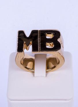 Handmade Gold Initial Rings - 9ct